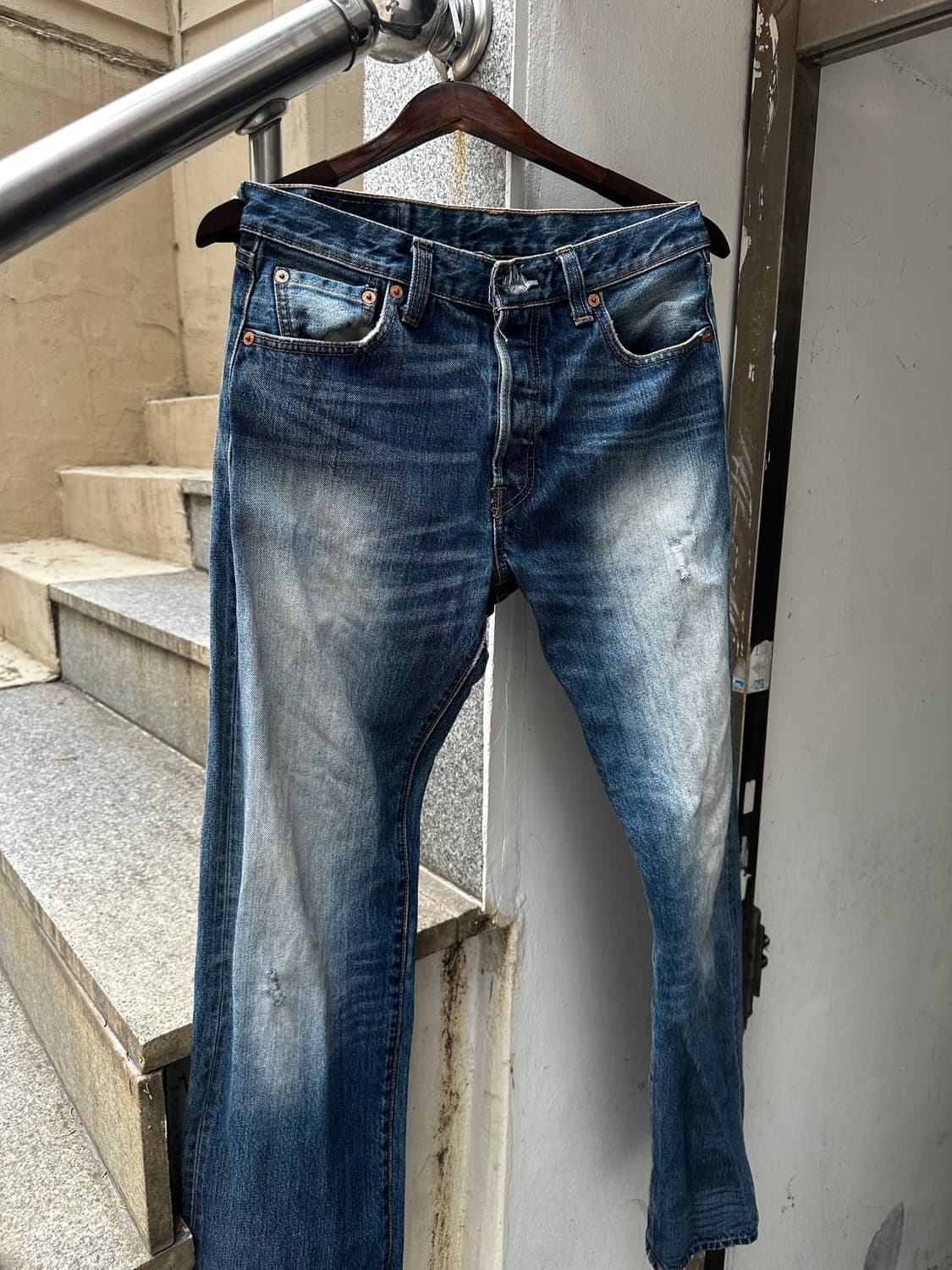 Levi’s 501 워싱 데님 팬츠 w31 상품이미지2