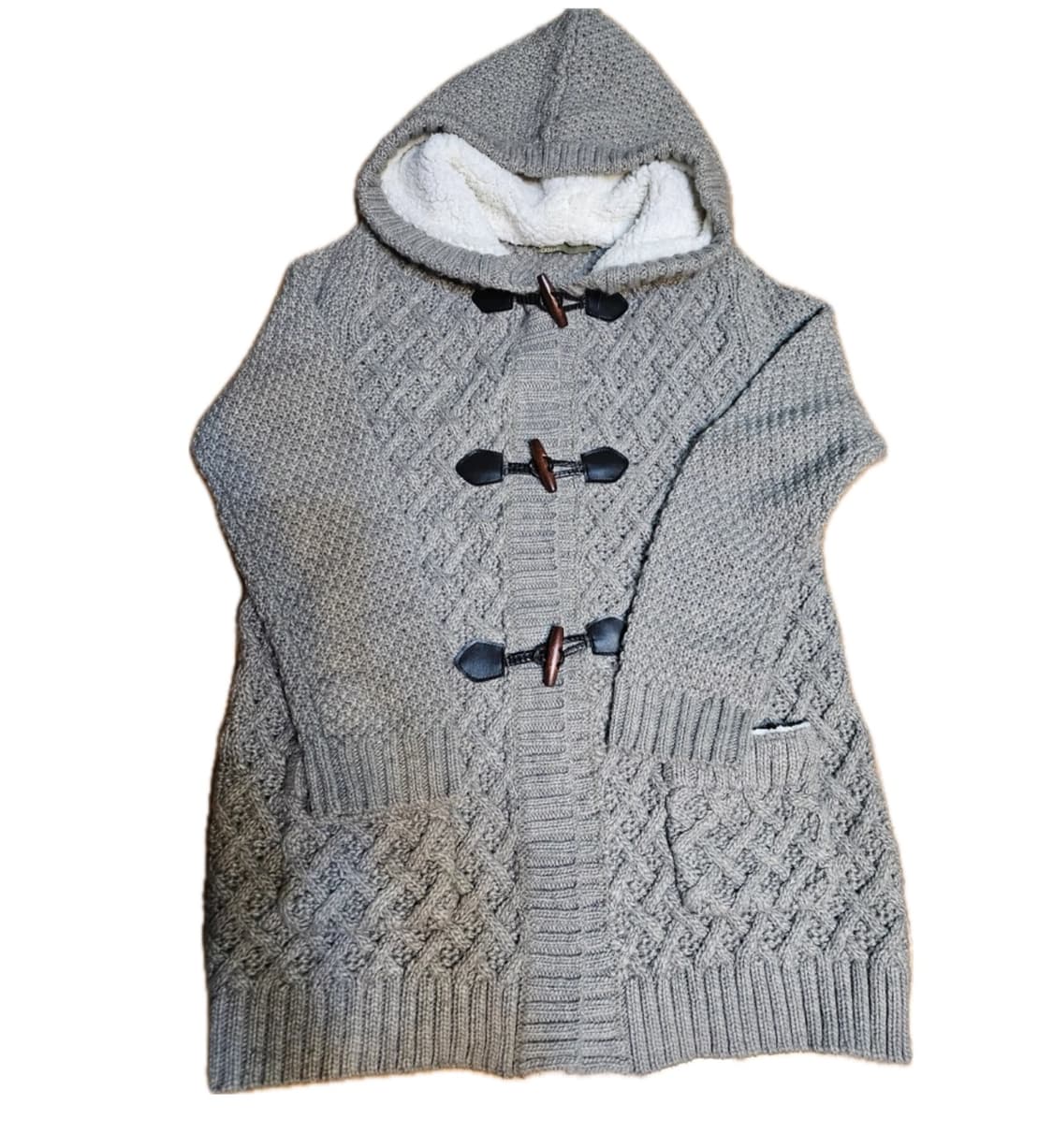 sfera 그레이 후드 니트 가디건 상품이미지1