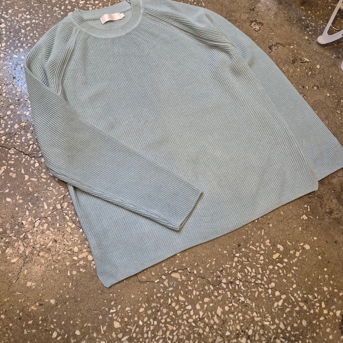 M 민트색 니트 상품이미지6