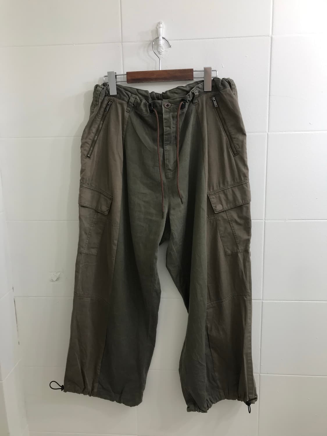 빈티지 카키 브라운 너드 니혼진 러힙 코디세트 상품이미지6