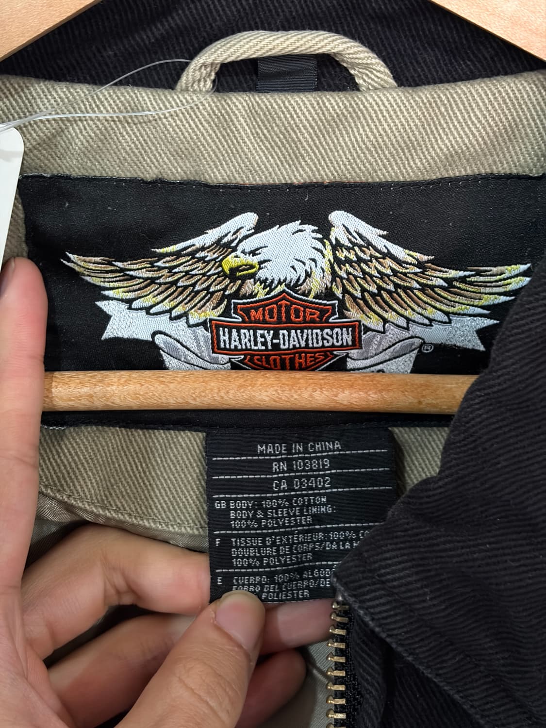 J34 할리데이비슨 패치 바이크 자켓 상품이미지6