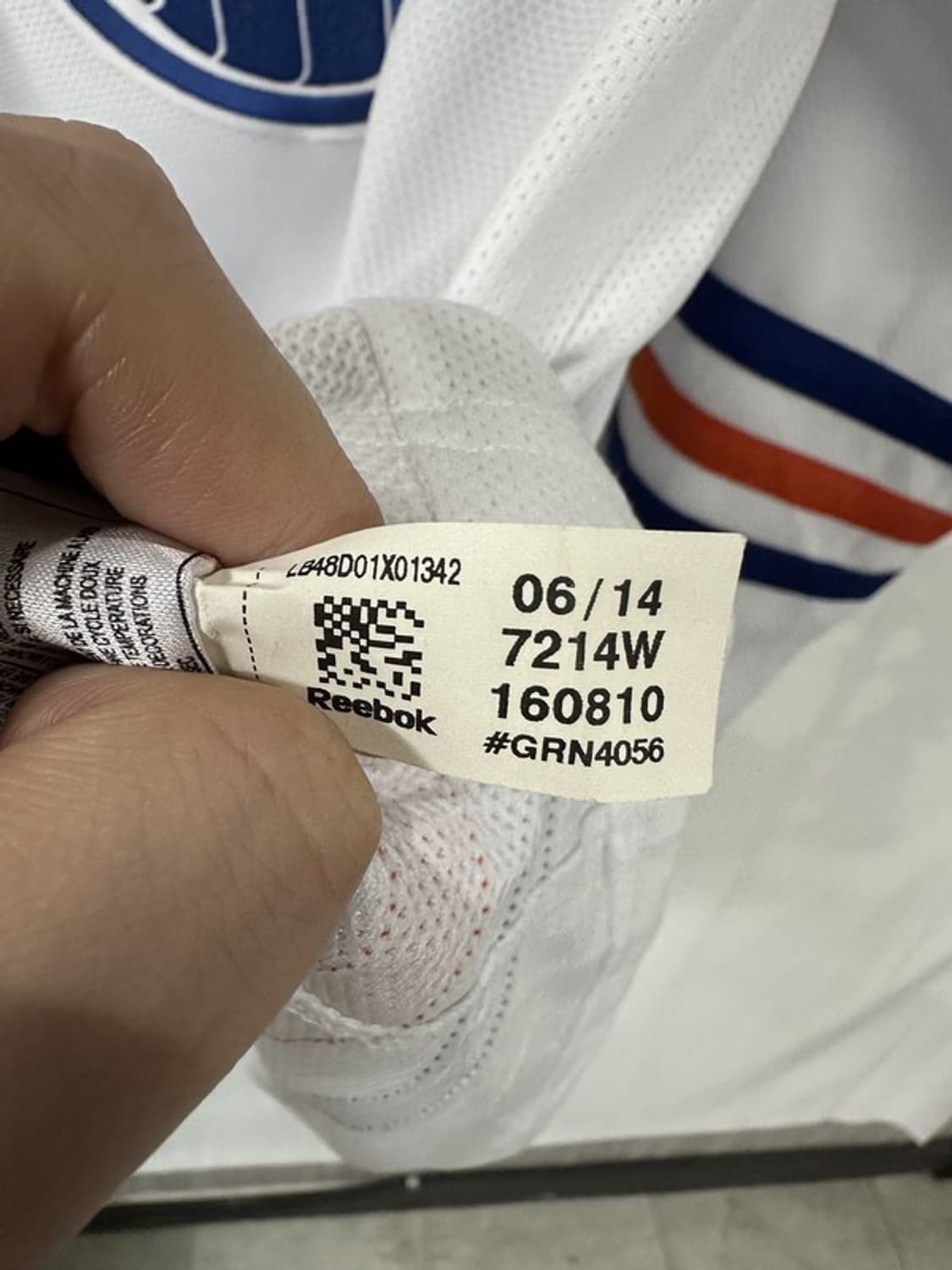 [XL/TG] REEBOK 리복 애드먼턴 오일러스 하키저지 상품이미지7