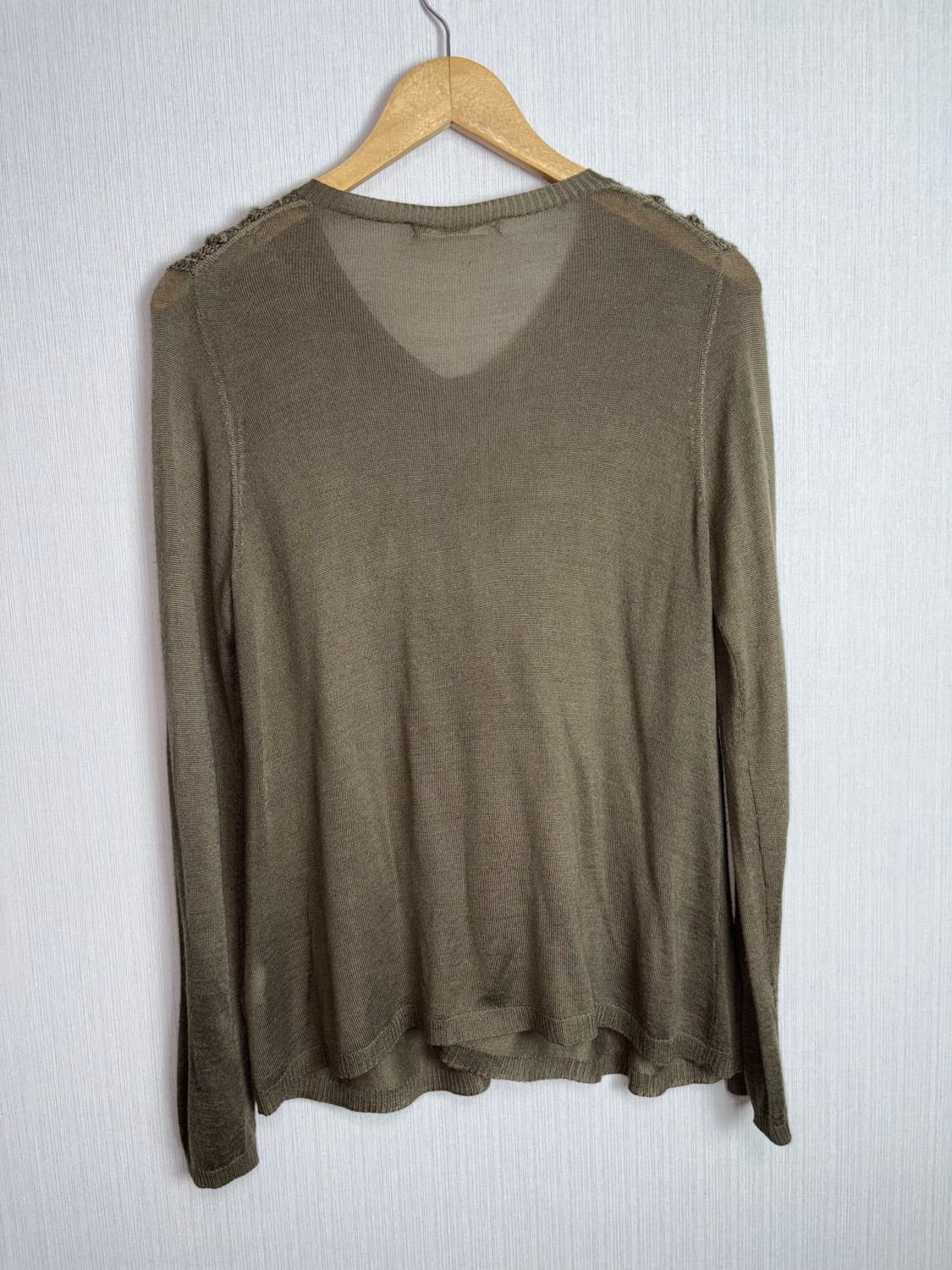 카키브라운 가디건  상품이미지9