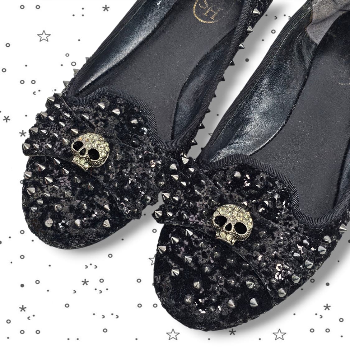 35 Ash 아쉬 스터드 리본 스컬 플랫슈즈 상품이미지6