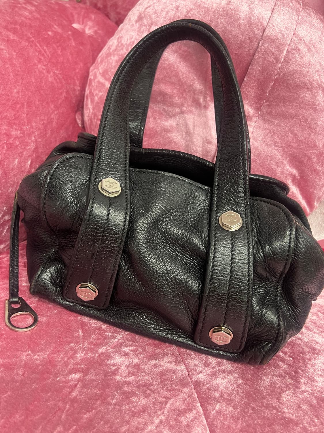 국내 유일 매물 샤넬 코코마크 미니 브라운 핸드백 상품이미지7