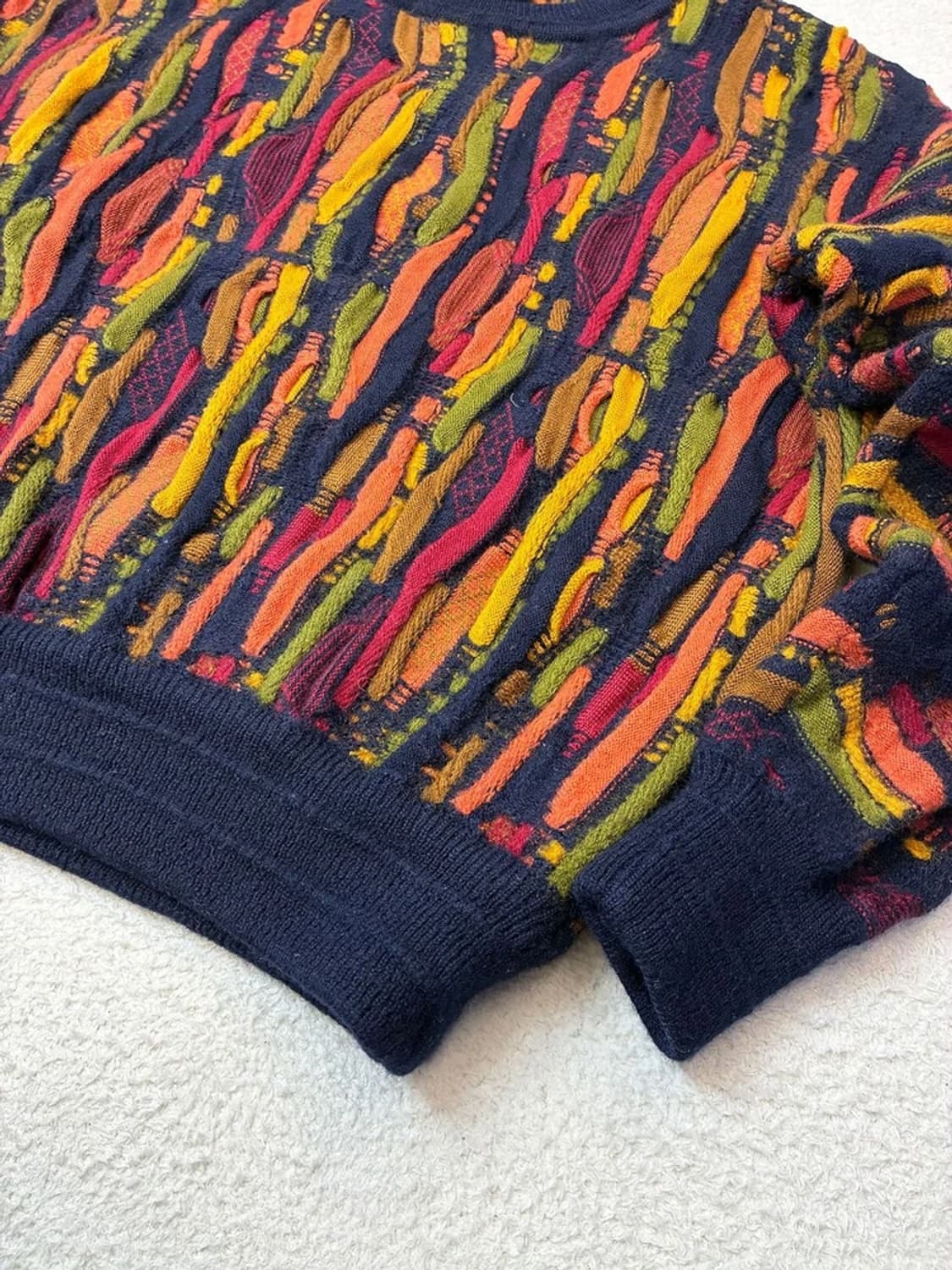 림노스 Limnos 90's 3D 케이블 크롭 울 니트 PN6203 상품이미지3