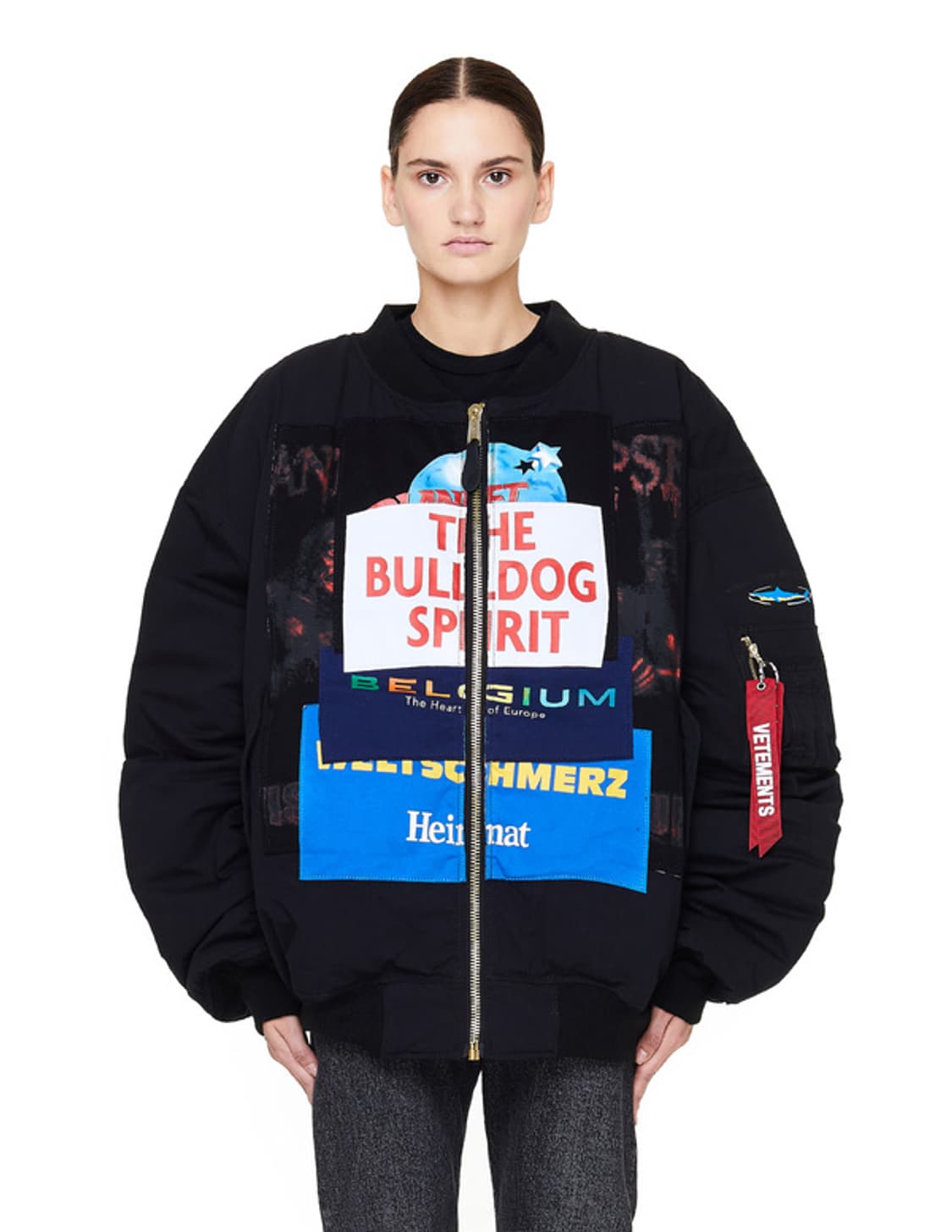 FW19 Vetements bulldog spirit bomber 상품이미지2