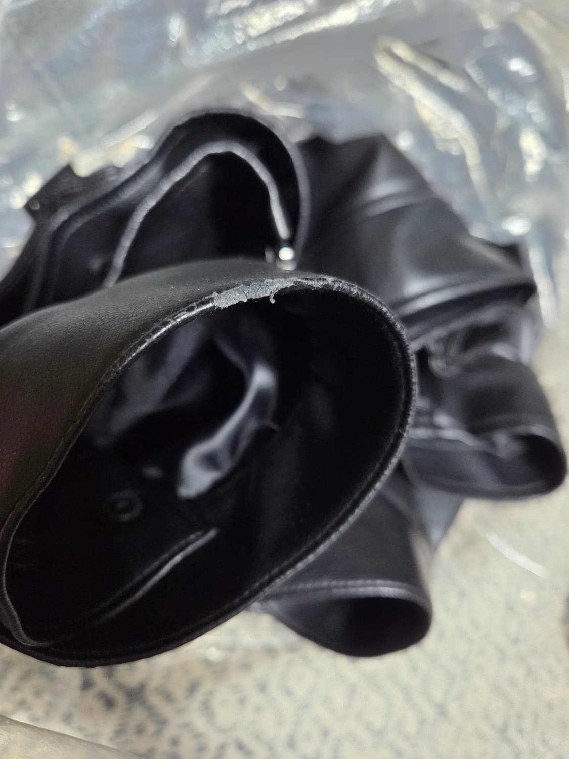 라퍼지스토어 버핑 레더 블루종 L 상품이미지4