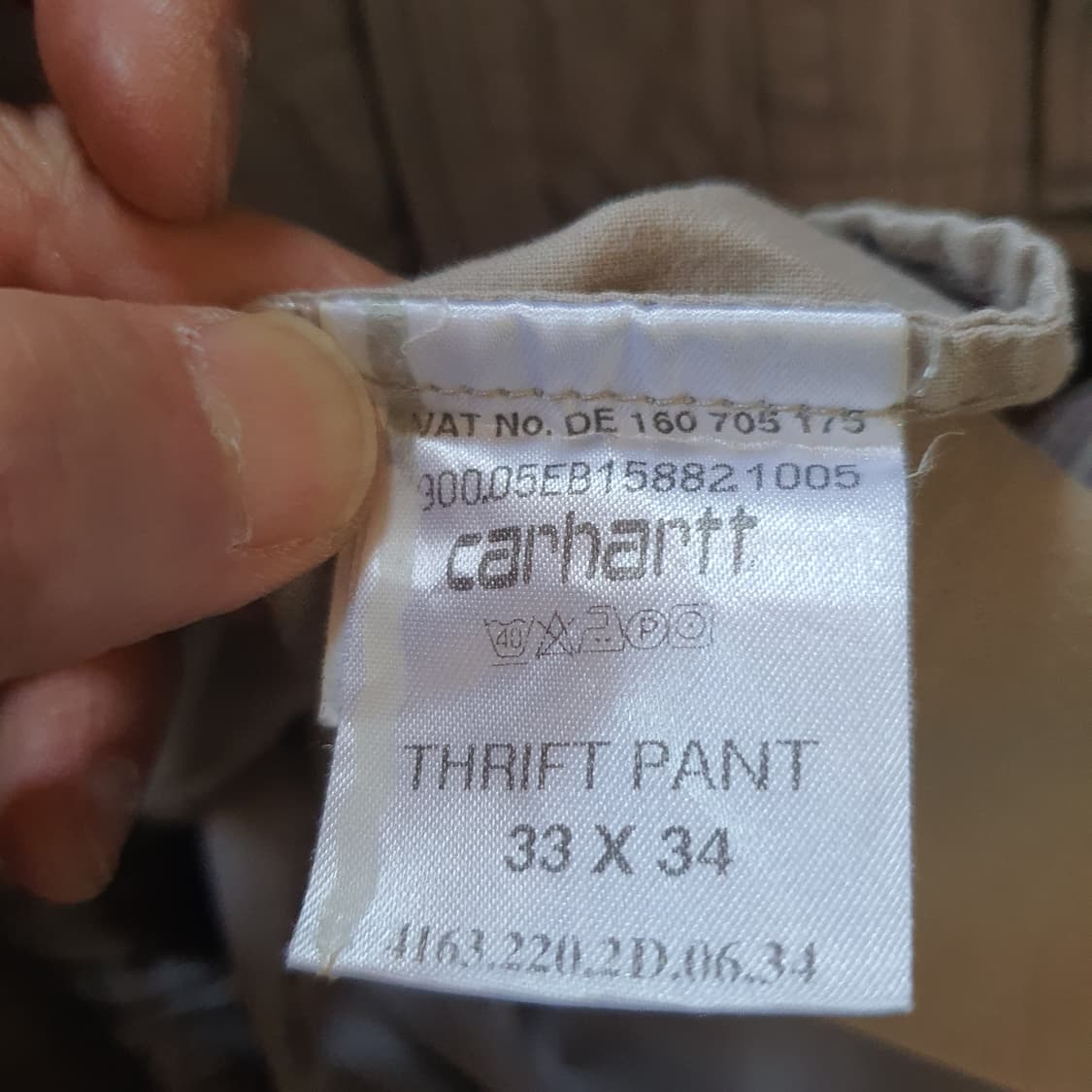 칼하트 THRIFT 카고 팬츠  no.98 상품이미지5