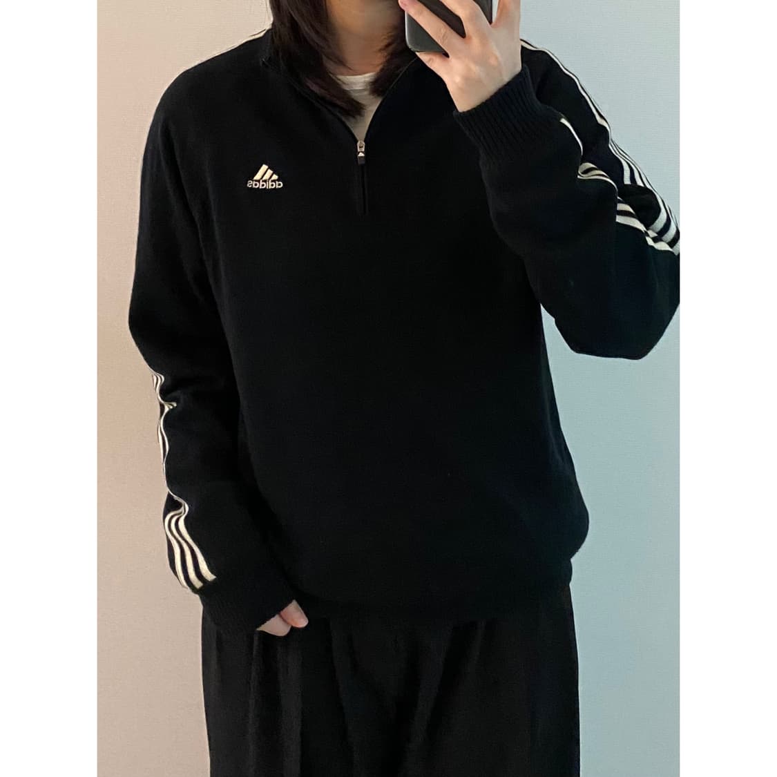아디다스 반집업 니트 상품이미지2