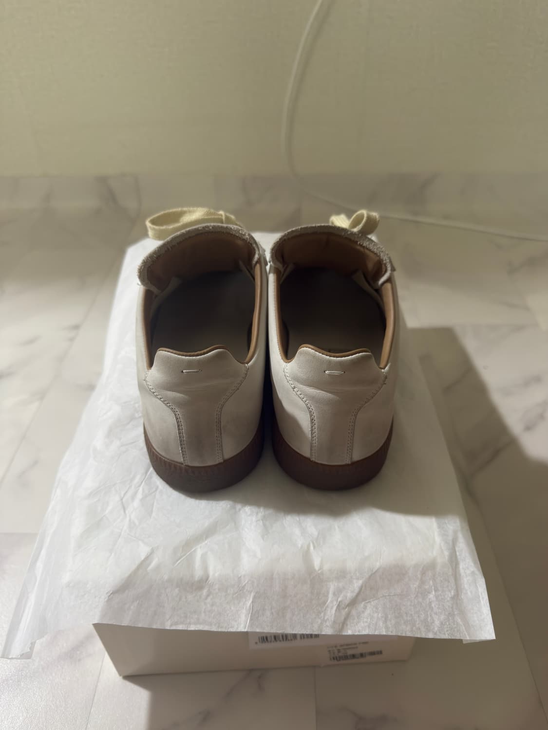 메종 마르지엘라 독일군 페인팅 스니커즈 상품이미지4