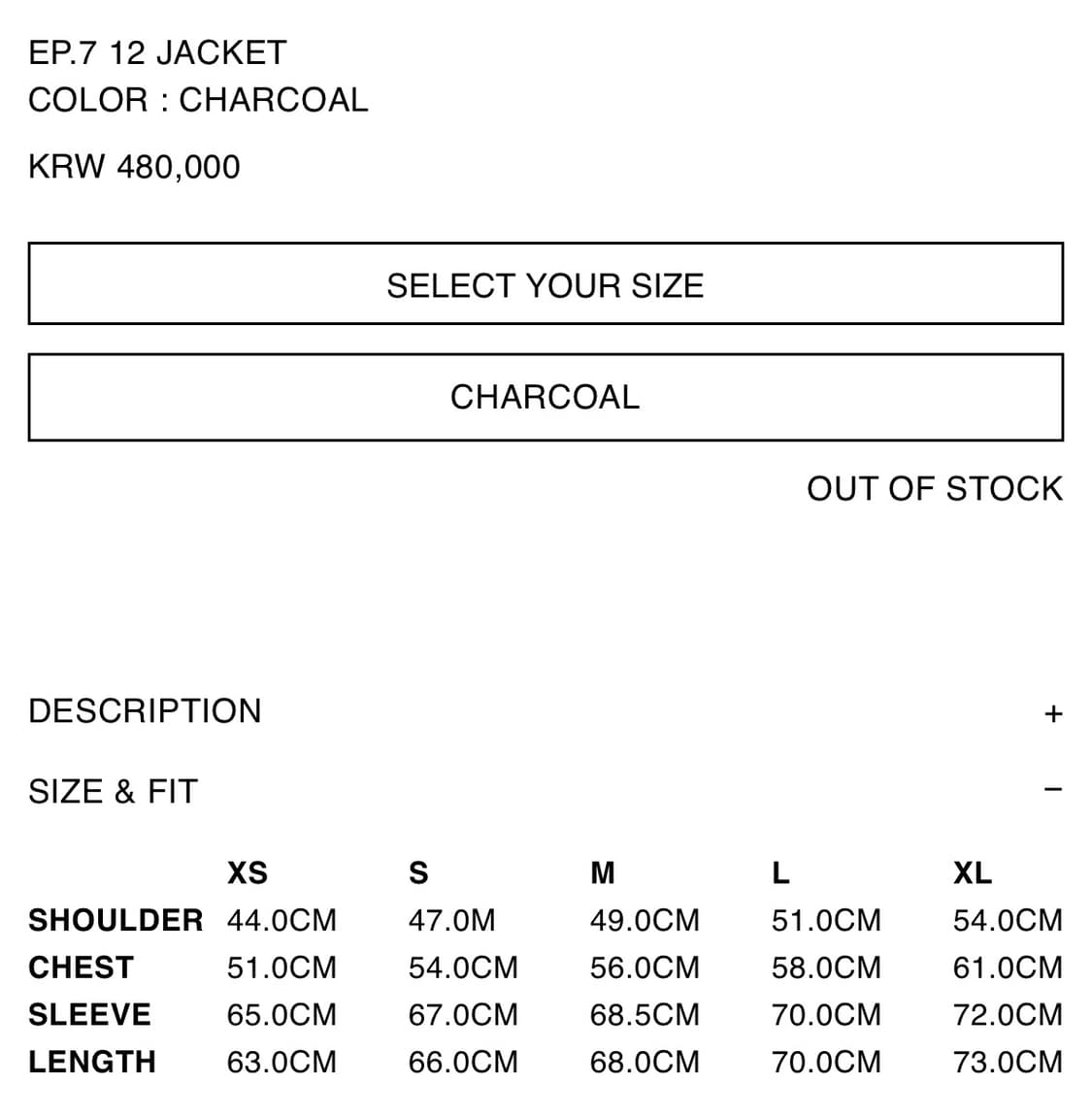 EP.7 12 JACKET (M) 상품이미지4