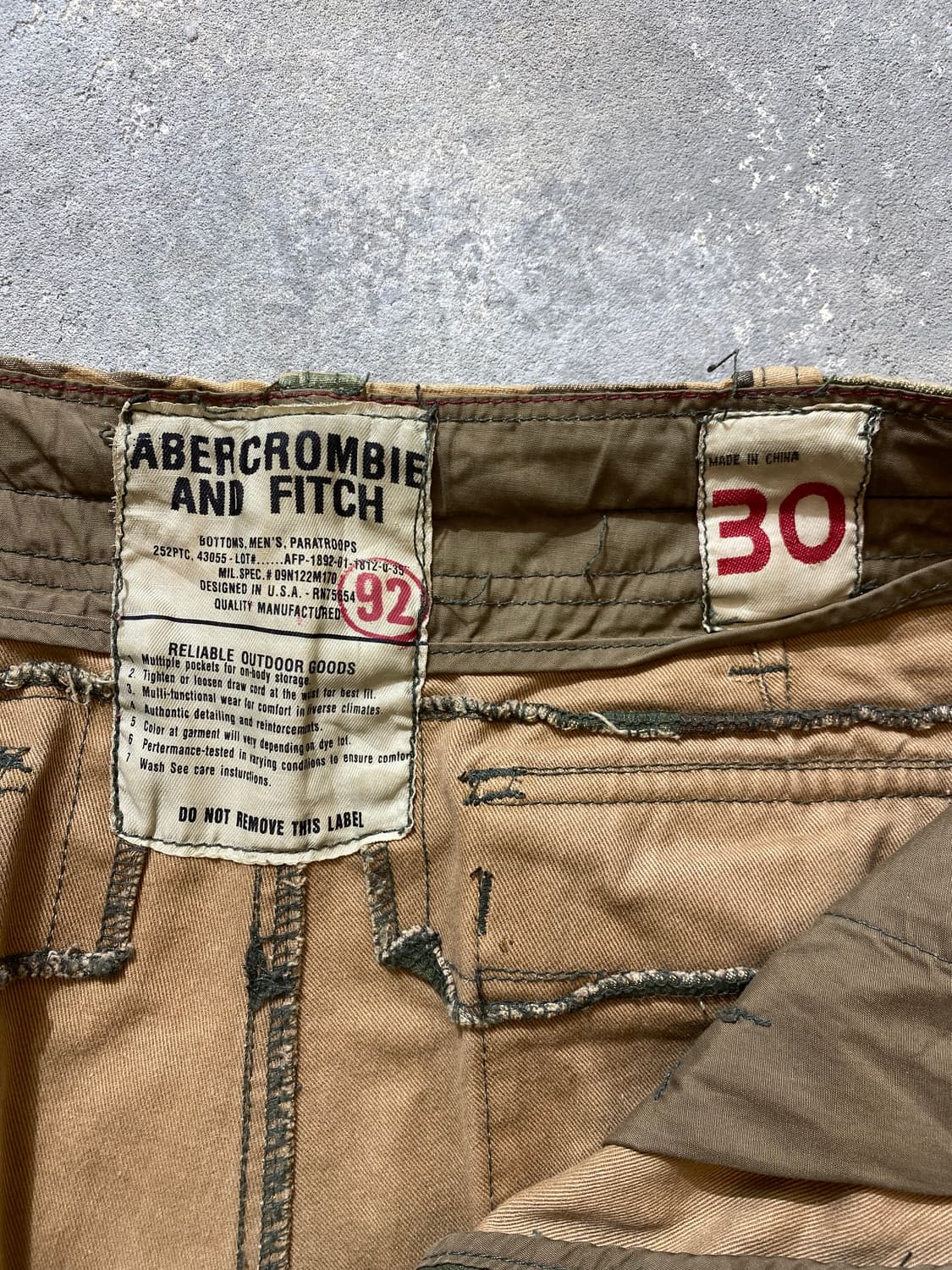[32] Abercrombie 아베크롬비 우드랜드 카고 쇼츠 상품이미지6