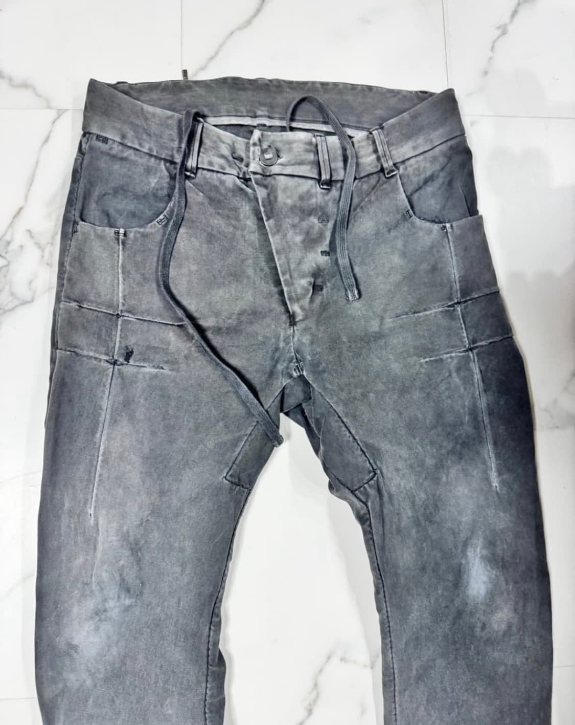 boris bidjan saberl 그레이 다잉 팬츠 상품이미지3