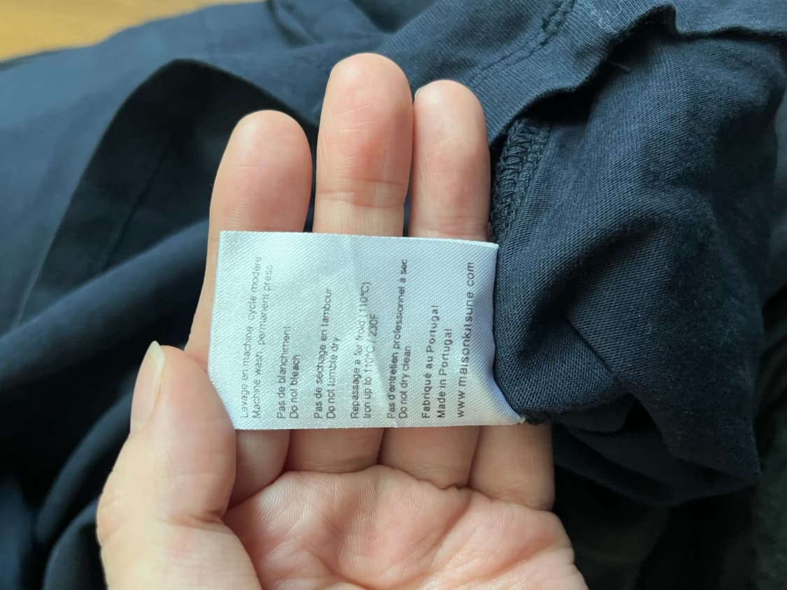 메종키츠네 반팔 네이비 상품이미지6