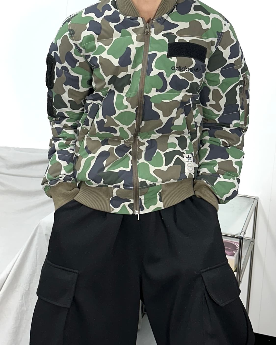 아디다스 서울 플라이트 카모 봄버 패딩 자켓 85 상품이미지1