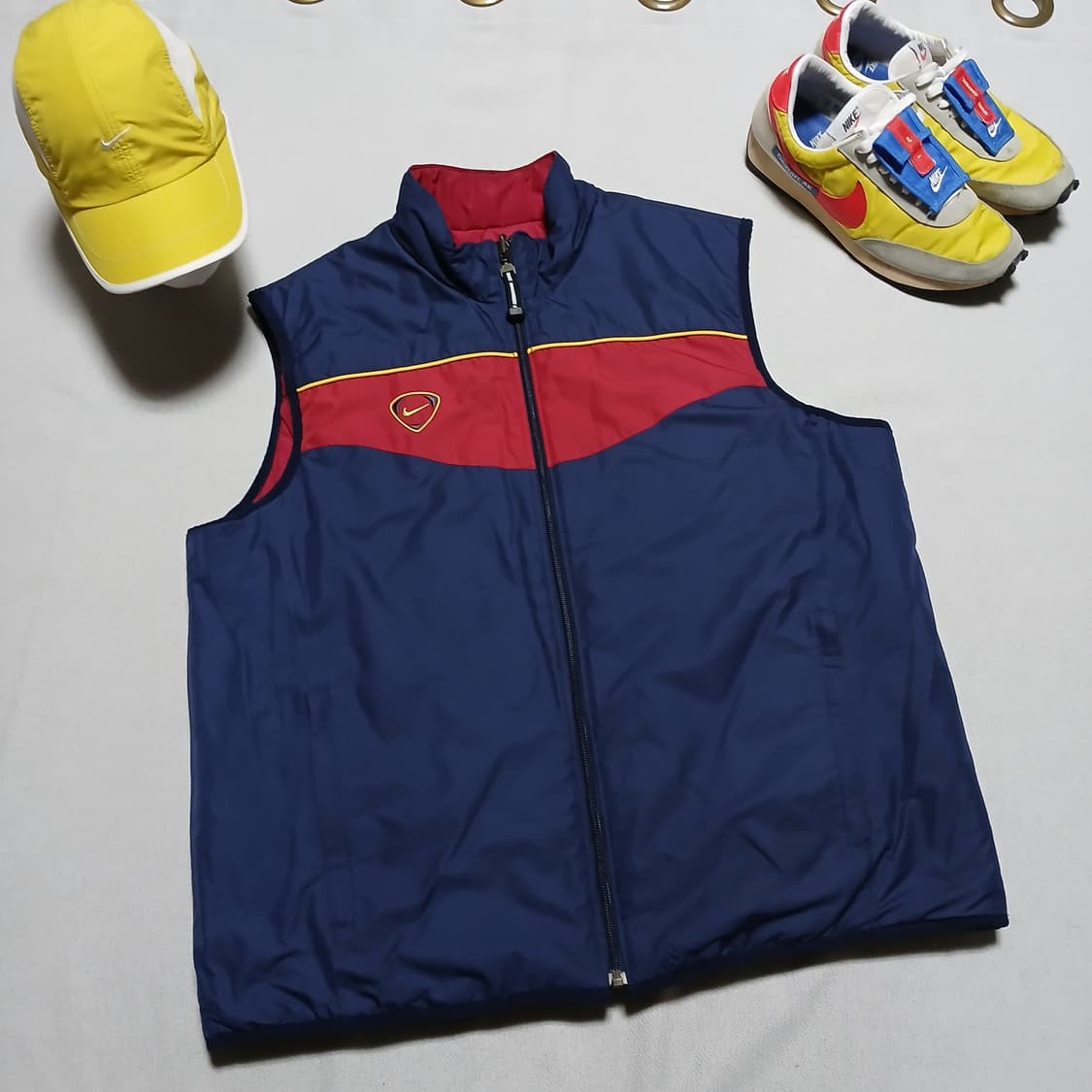 NIKE 나이키 양면 퀄팅 패딩 조끼 베스트 자켓 빈티지 구제 상품이미지5