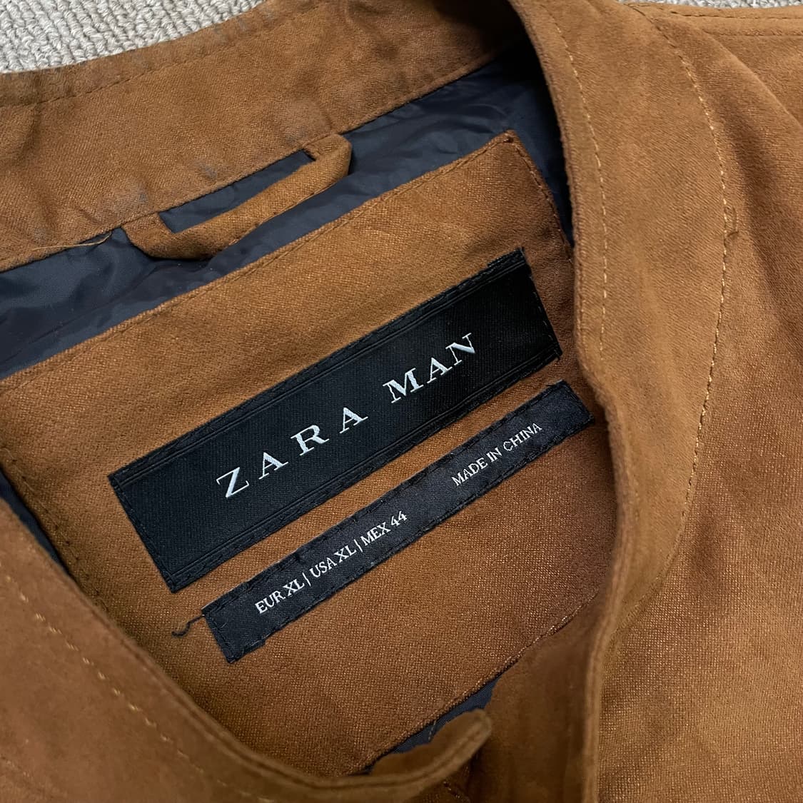 zara 자라 스웨이드 블루종 자켓 XL 상품이미지2