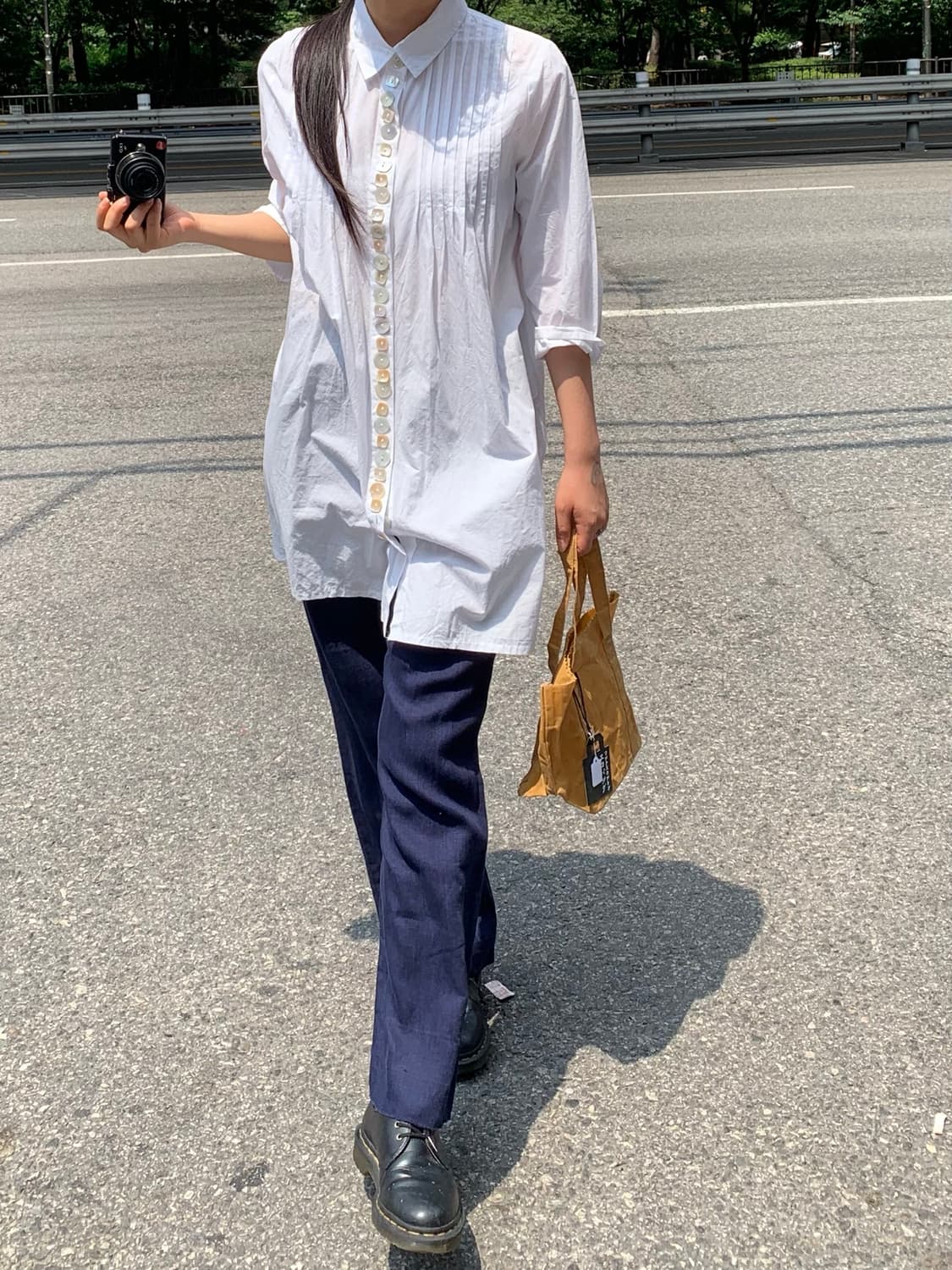 indigo linen pants 상품이미지2