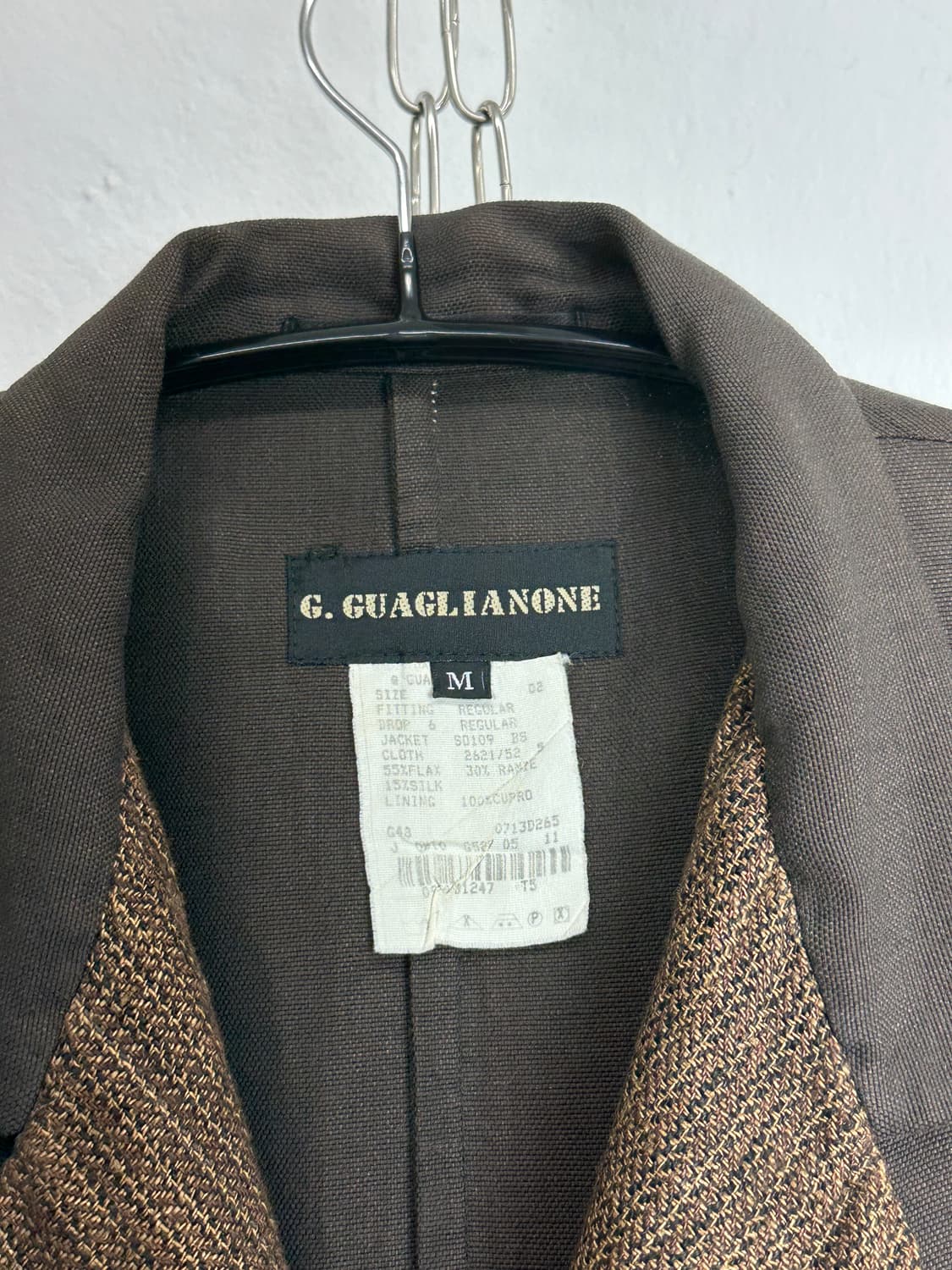 G. GUAGLIANONE Flax-Silk Blend Jacket 상품이미지5