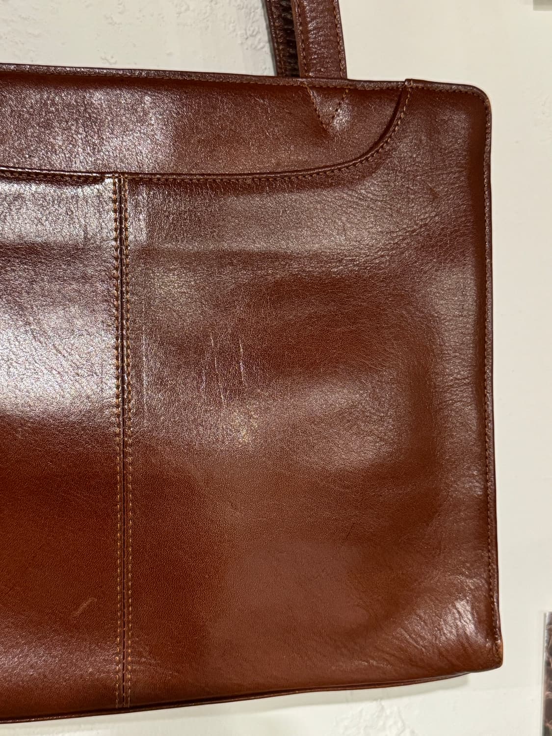 사각 가죽 숄더백 상품이미지3