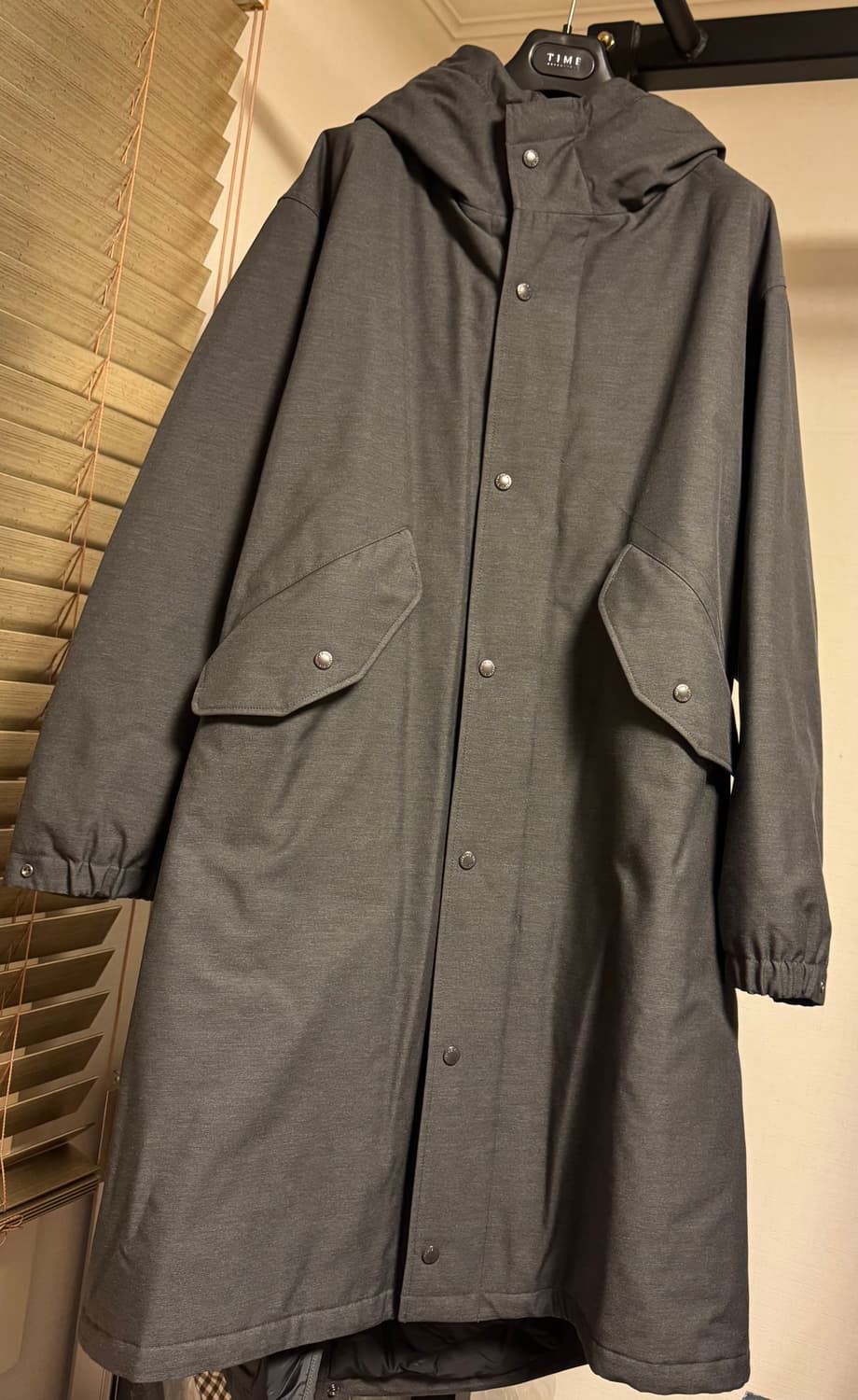유니클로 x 엔지니어드 가먼츠 후드코트 다크그레이 xl 상품이미지2