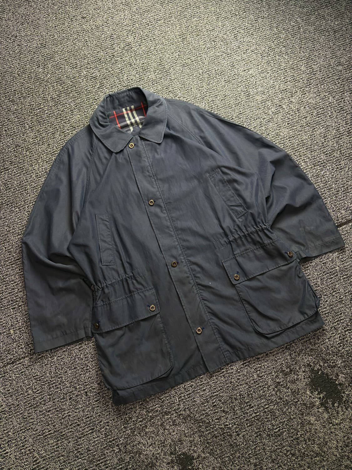 버버리 런던 아카이브 다크 네이비 블래식 맥코트 3040 상품이미지1