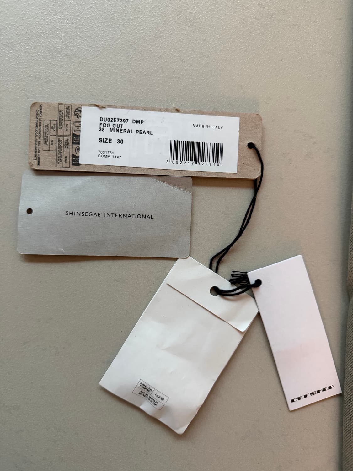 릭오웬스 포그컷 데님 상품이미지2