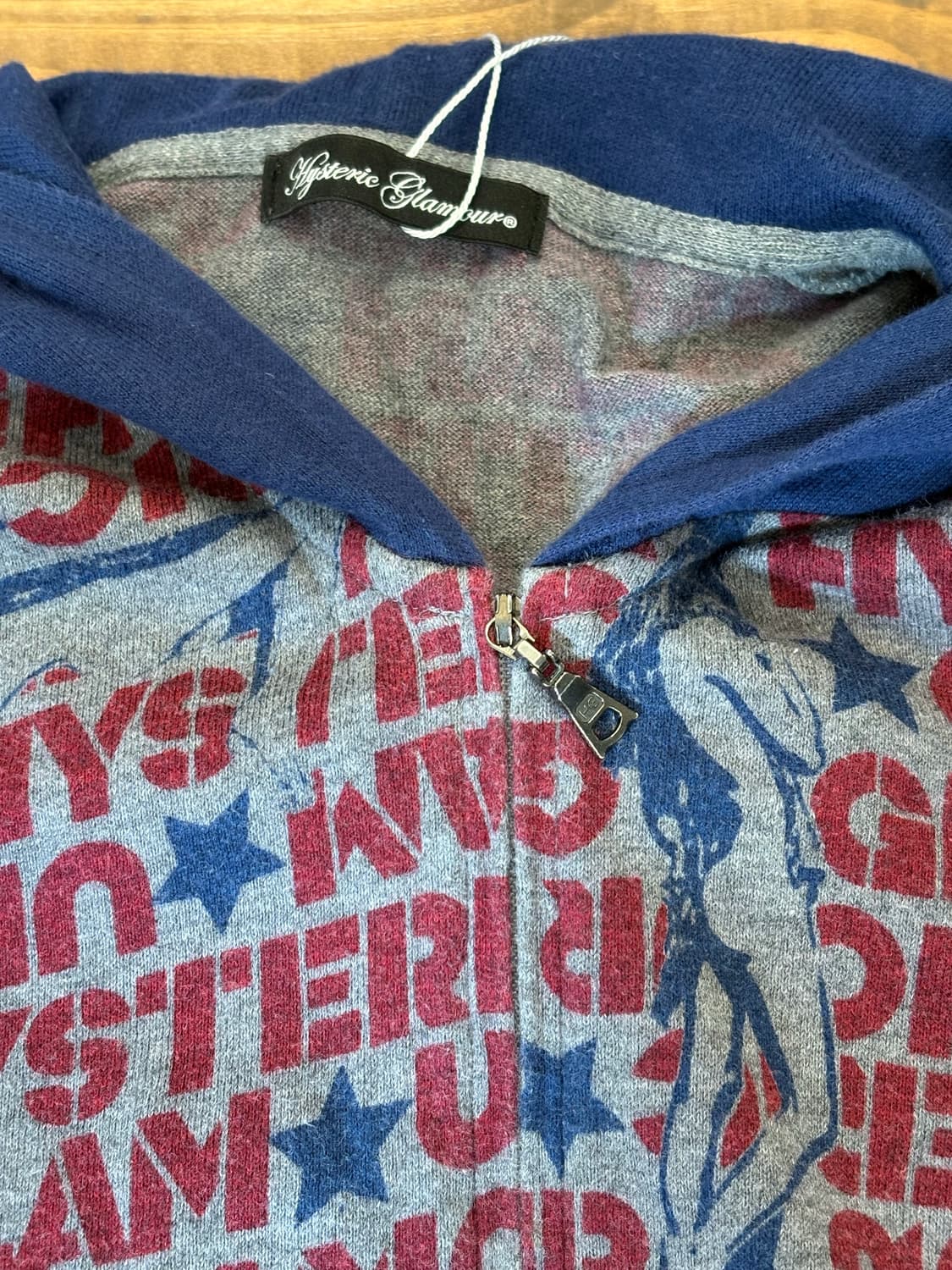 히스테릭글래머 스타 후드집업 상품이미지7