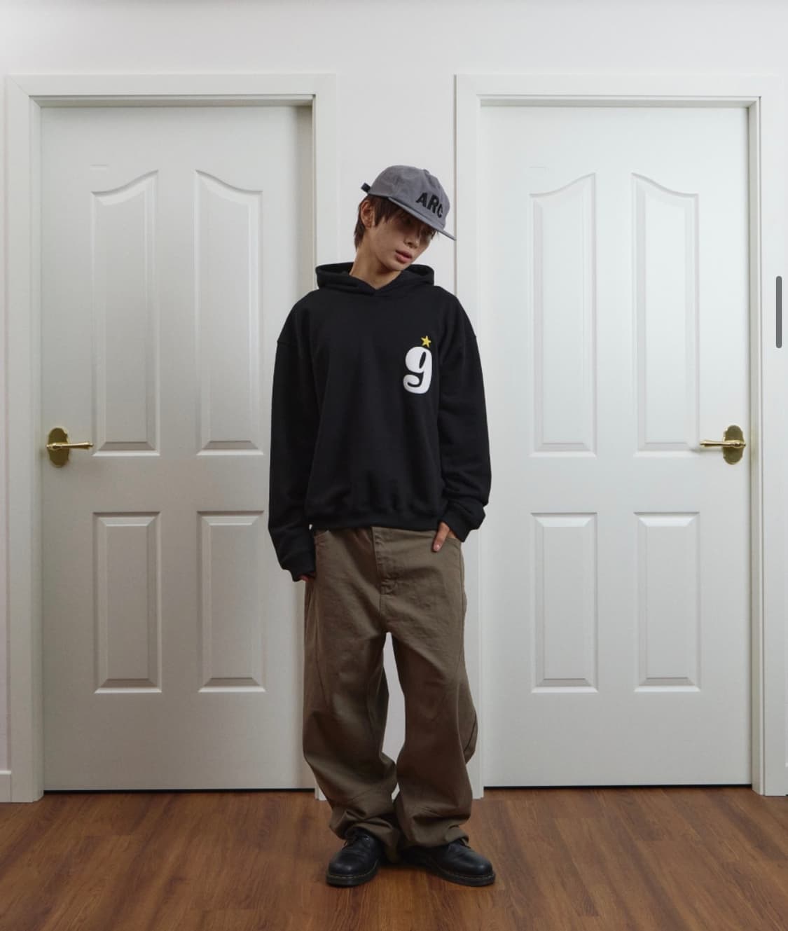 9999아카이브 flow slit 커브드 팬츠 상품이미지4