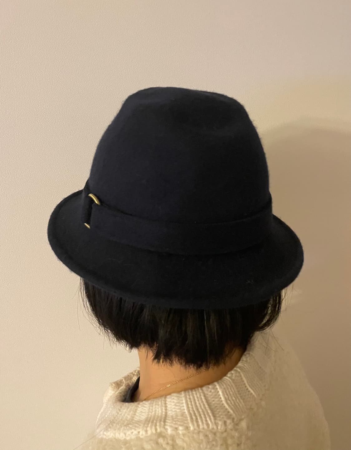 CLUB MONACO 클럽모나코 네이비 울 페도라 버킷햇 상품이미지1