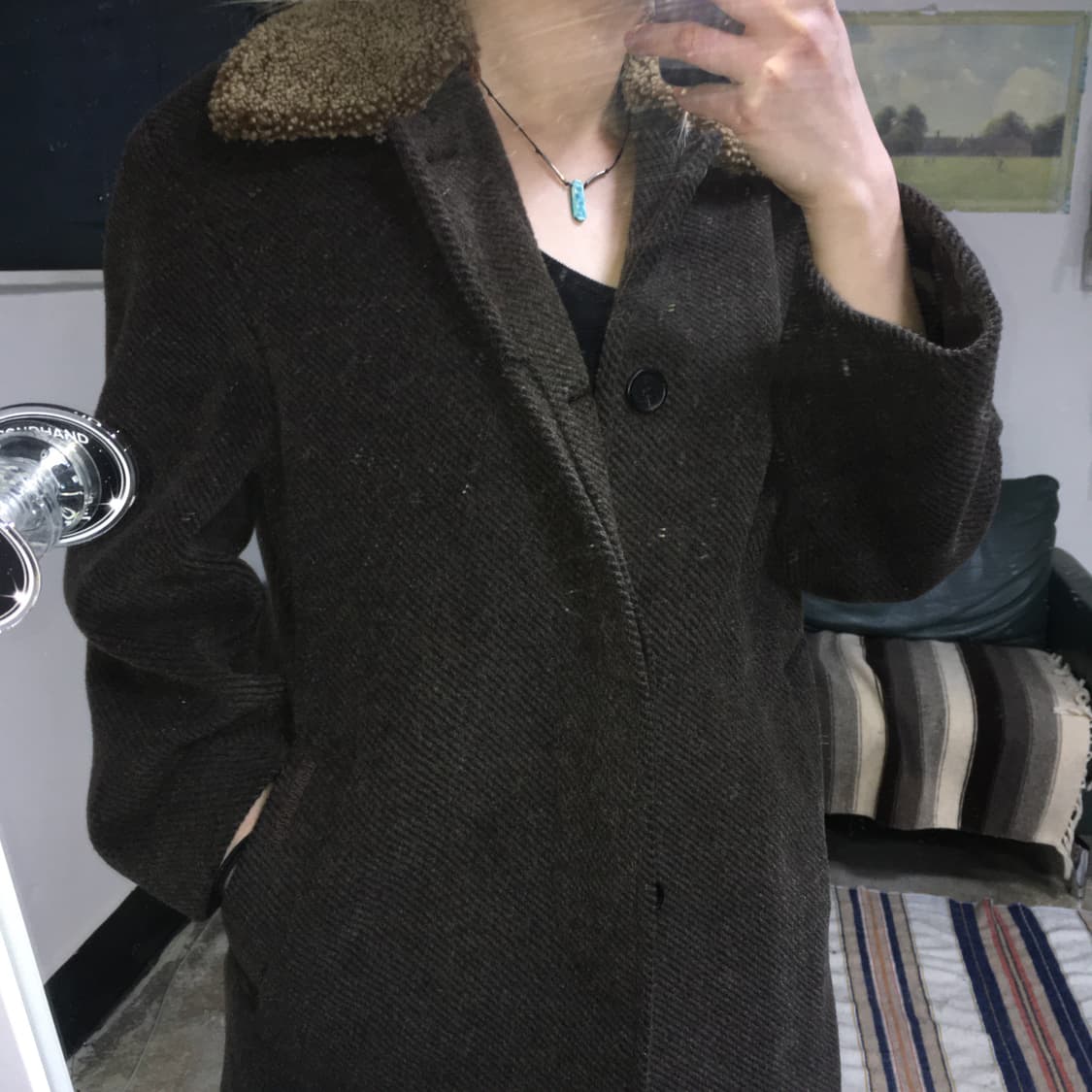 투티/0240 런던포그 털 코트 상품이미지1