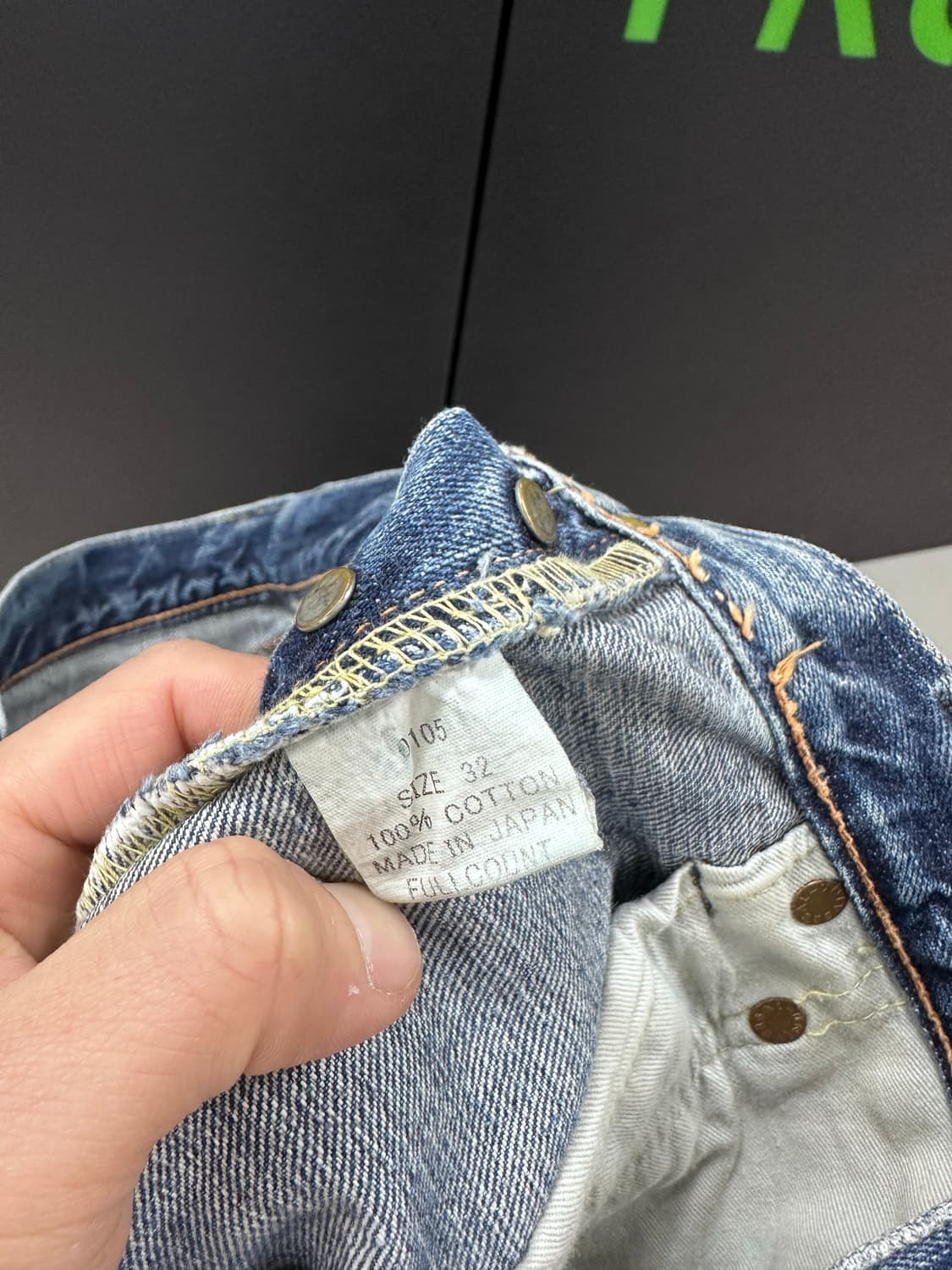 풀카운트 0105 스트레이트핏 데님 30-31 상품이미지5