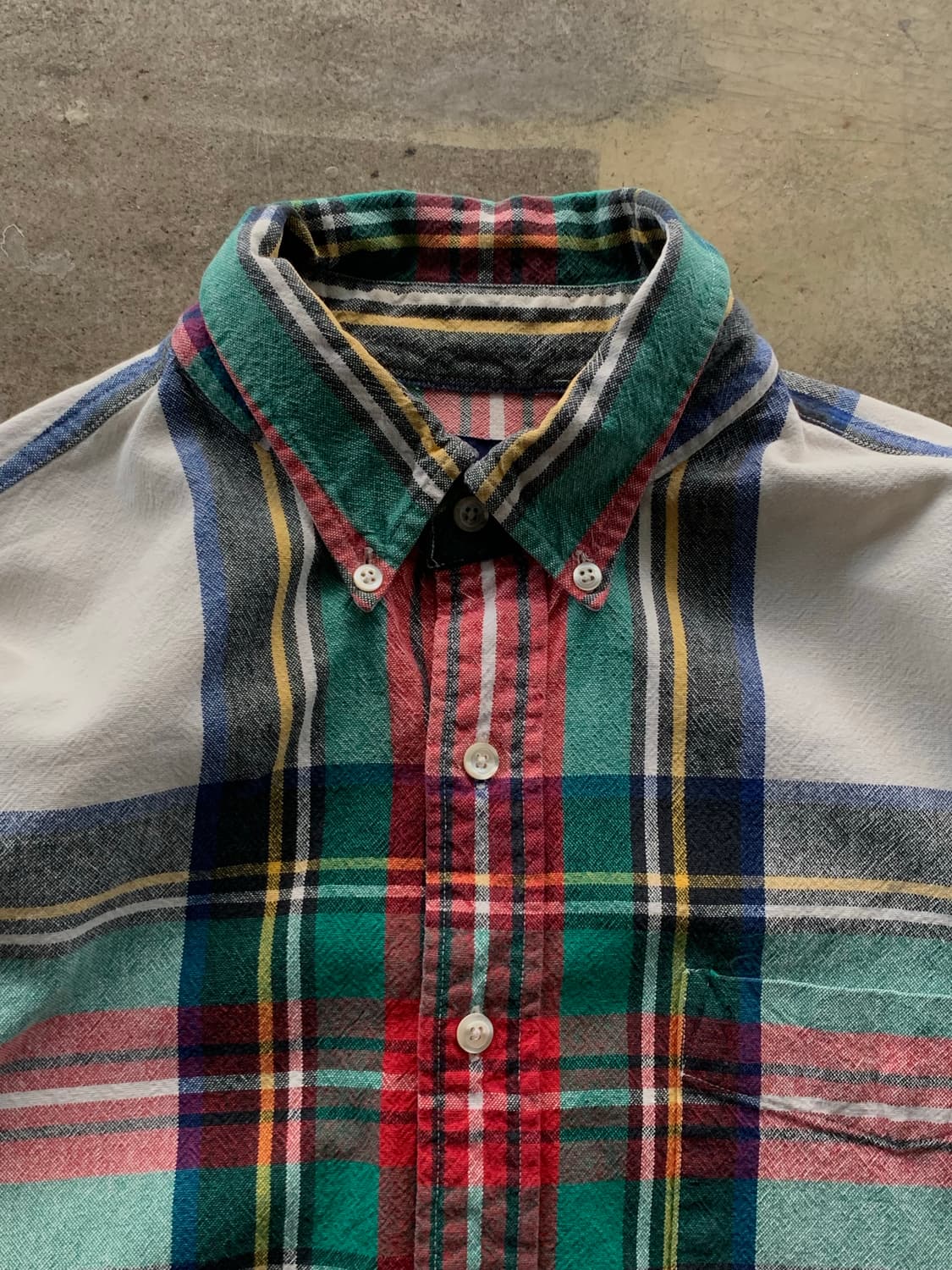 올드 갭 버튼다운 체크 셔츠 상품이미지2