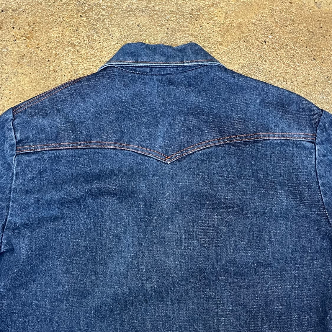 레어 90s USA 웨스턴 스타일 진청자켓 데님자켓 상품이미지7