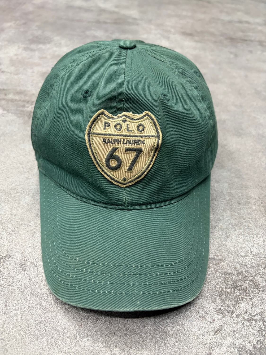 90s 폴로 랄프로렌 그린 볼캡 모자 상품이미지2