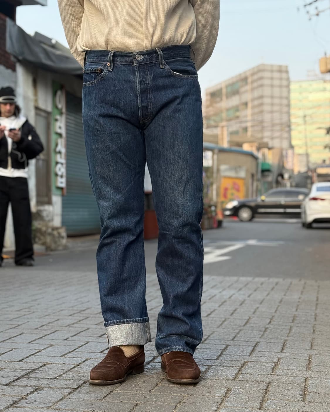 00‘s 리바이스 501 스트레이트핏 데님 팬츠 34 상품이미지8