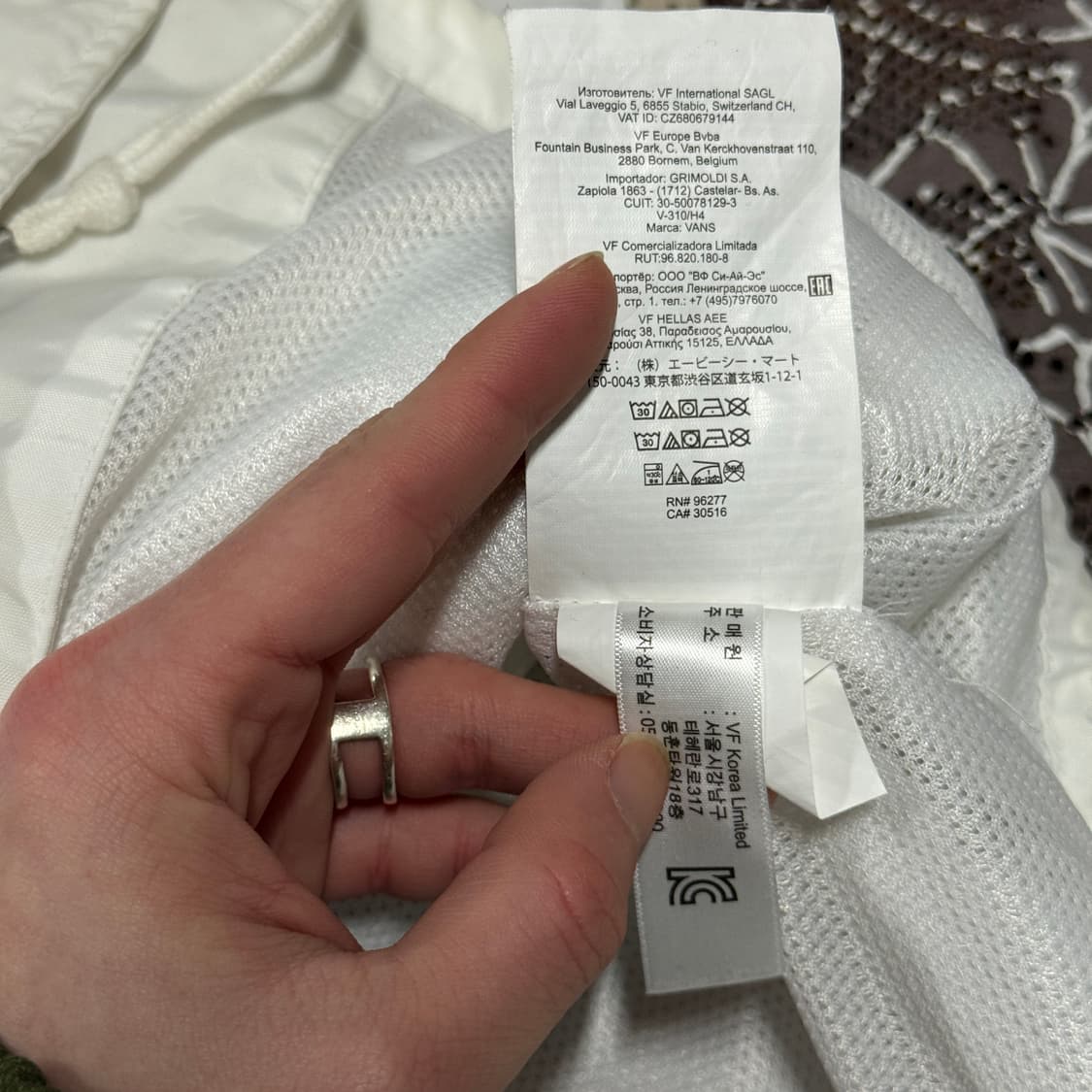 반스 빅 프린팅 나일론 코치 자켓 상품이미지8