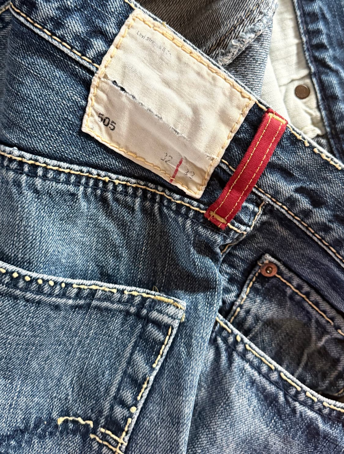 리바이스 505 Vintage Denim “Red Loop” 상품이미지9