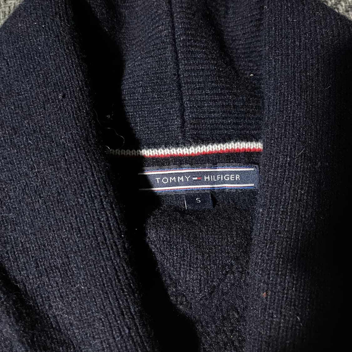 [S] TOMMY HILFIGER 타미힐피거 숄카라 니트 가디건 상품이미지4