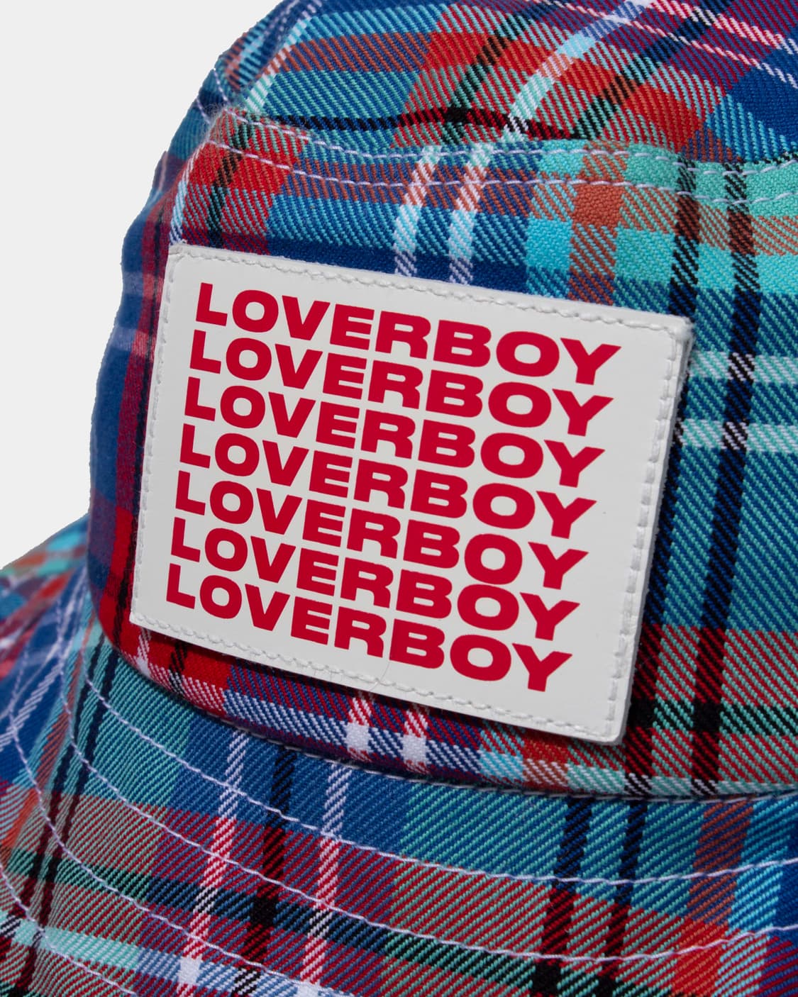 찰스제프리 러버보이 타탄 로고 패치 버킷햇 상품이미지3