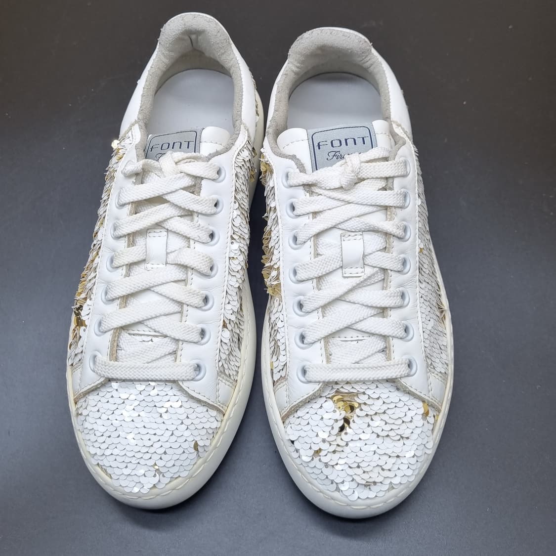 폰트 스팽글 여성스니커즈240  상품이미지2