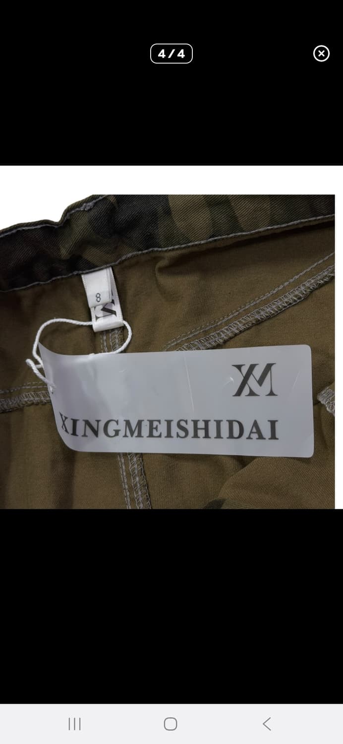 빈티지 닐리터리 카모 팬츠 상품이미지4