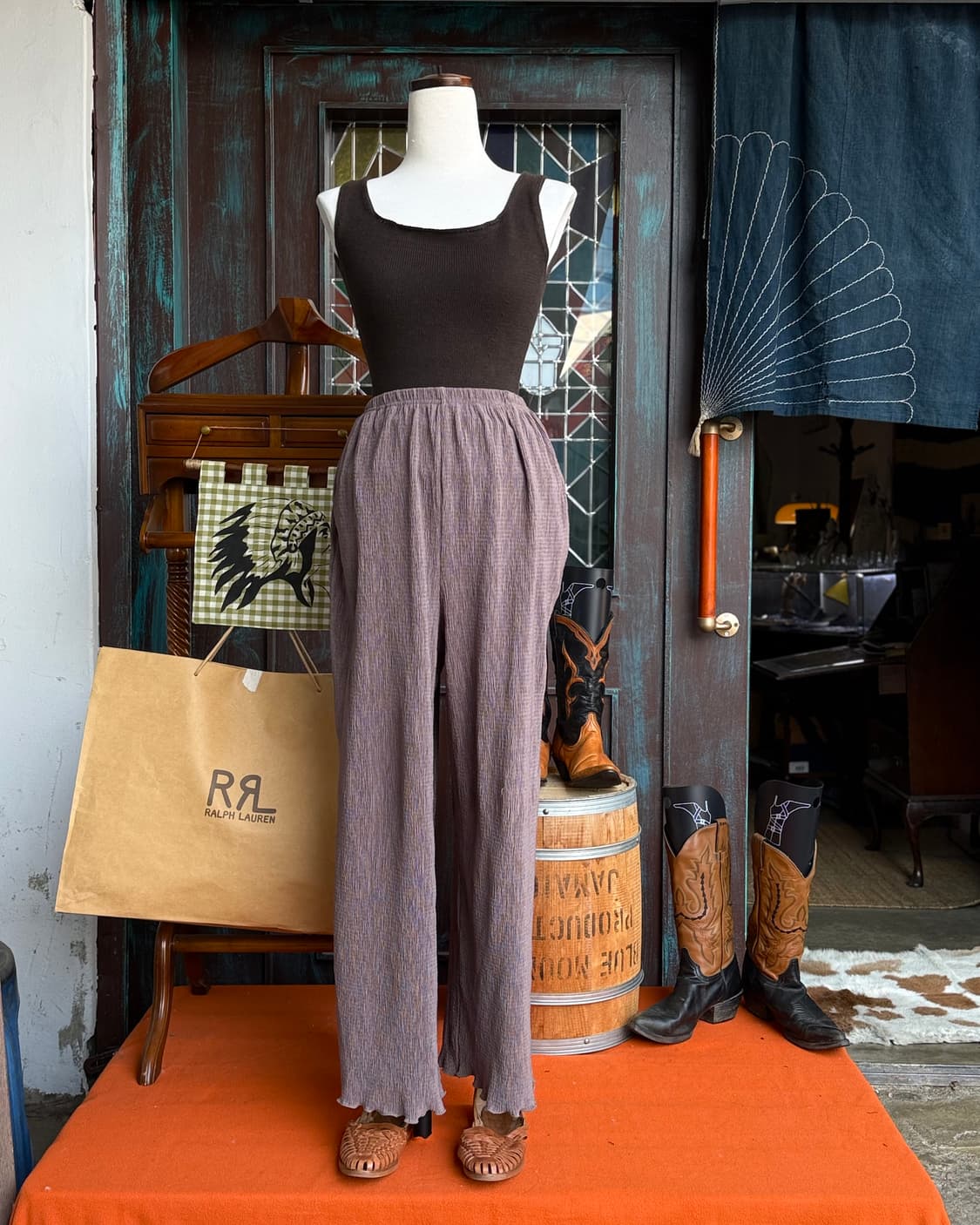 프릭스스토어 립 스트레이트 이지팬츠 F 상품이미지6