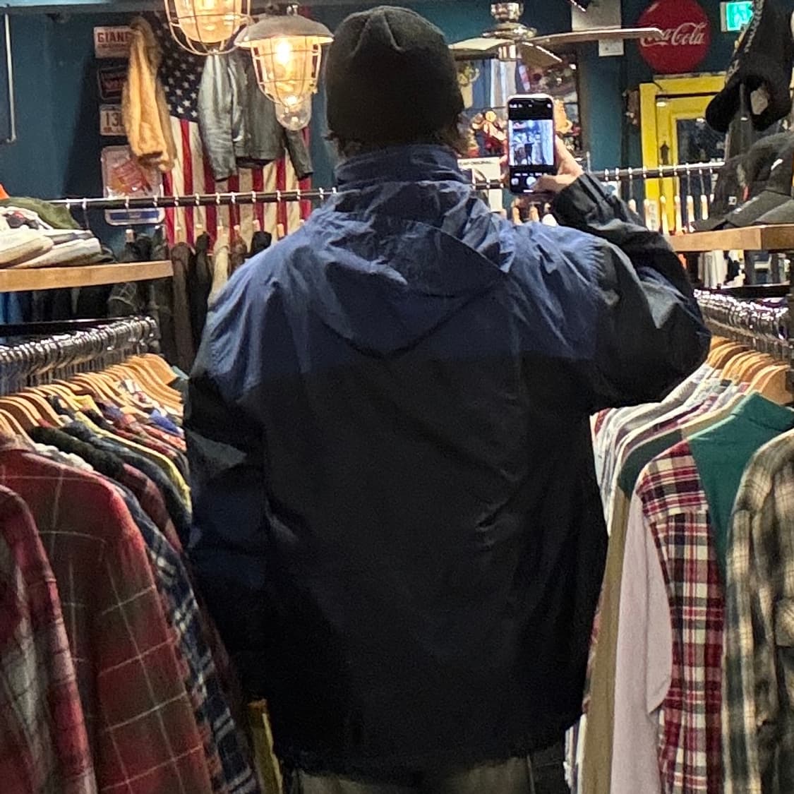 TOMMY HILFIGER 타미힐피거 바람막이 후드 롱 점퍼
 상품이미지5