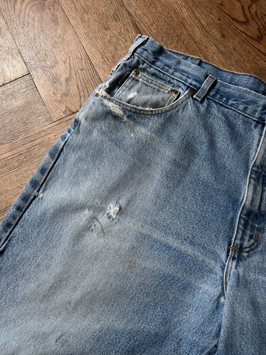 [40]칼하트 USA 빈티지 워싱 스케이터 데님 팬츠 상품이미지3