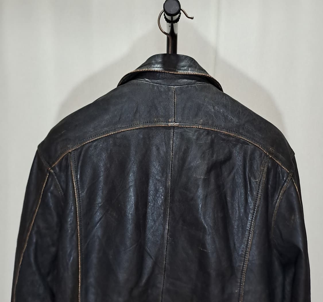 (택포) 자라 빈티지 워싱 양가죽 자켓 L B9 상품이미지6