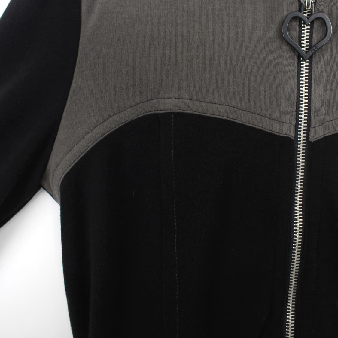돌체앤가바나 DOLCE&GABBANA 빈티지 Y2K 하트 블랙 집업 상품이미지5