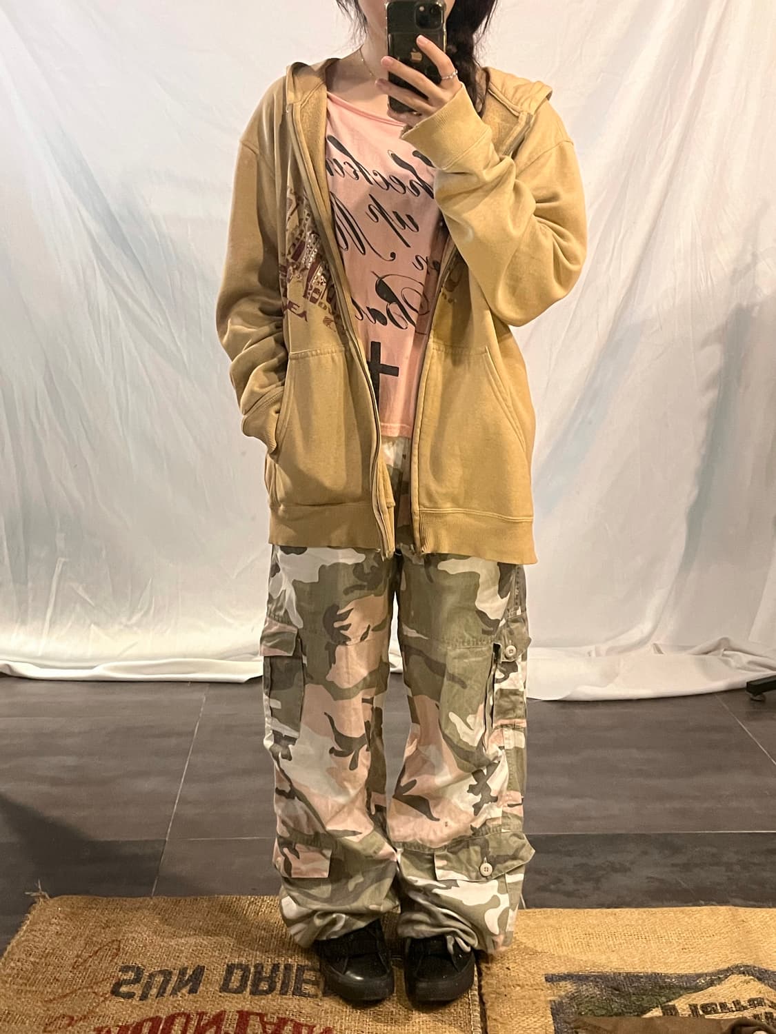 Pink camo string pants 상품이미지6