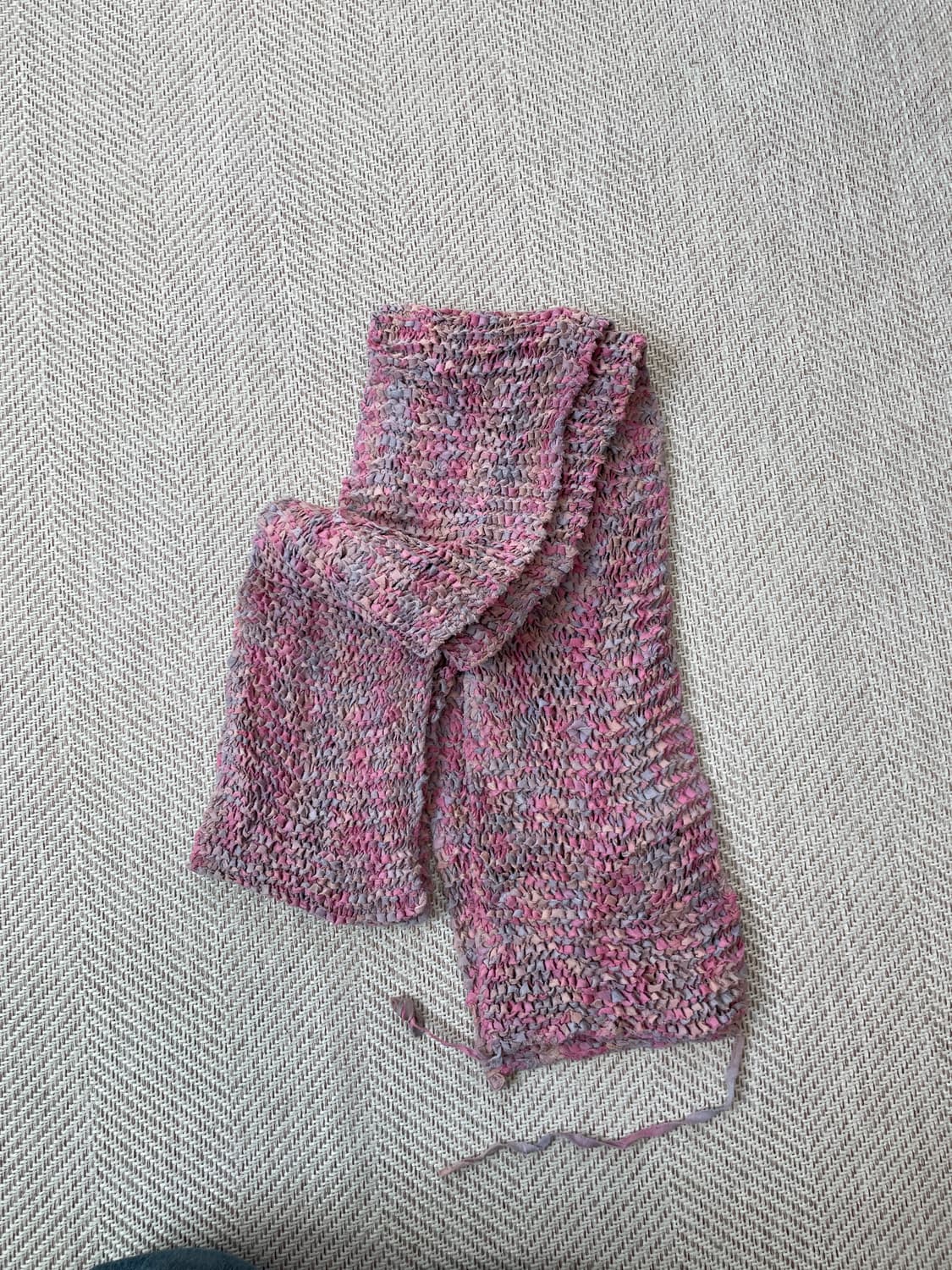 빈티지 핸드메이드 스트레치 머플러  J03712 상품이미지3